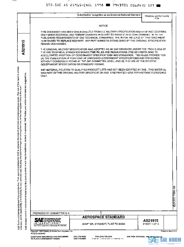 SAE AS21915 PDF