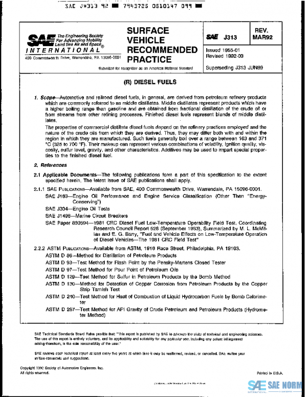 SAE J313_199203 PDF