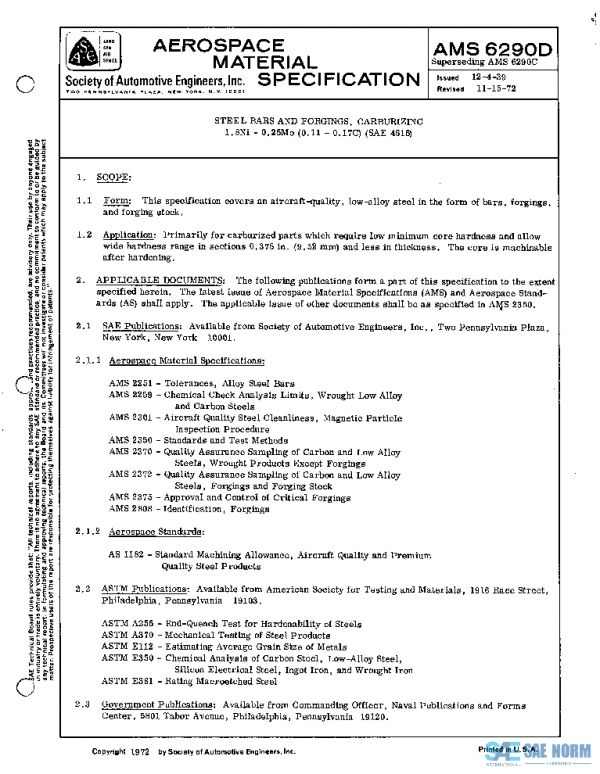 SAE AMS6290D PDF