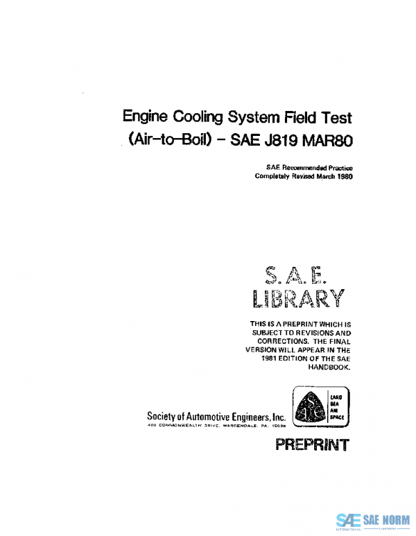 SAE J819_198003 PDF