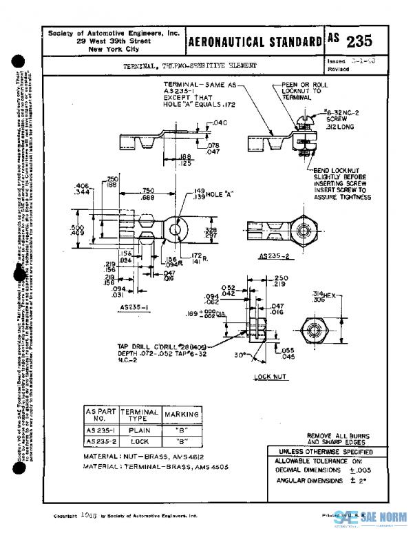 SAE AS235 PDF