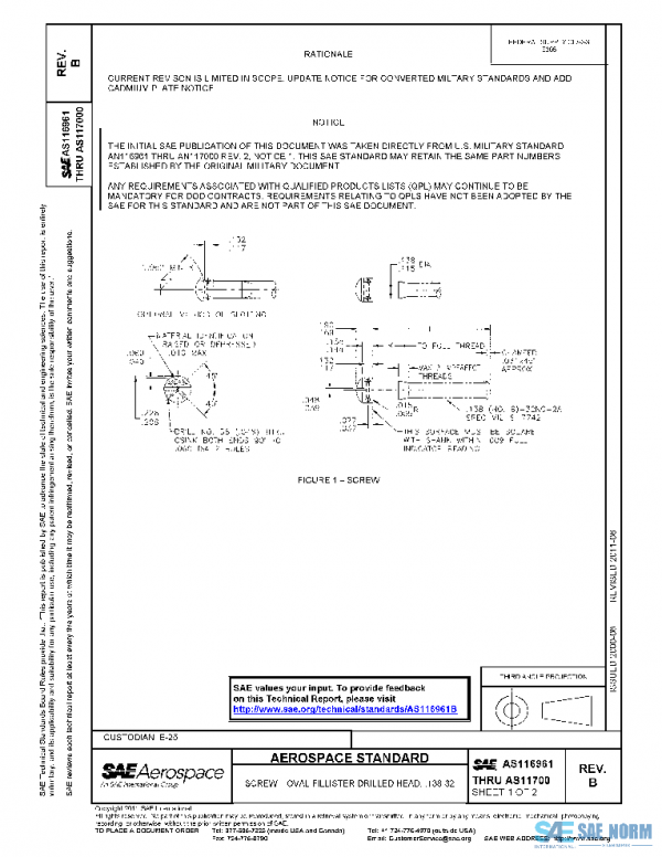 SAE AS116961B PDF SAE AS116961B PDF