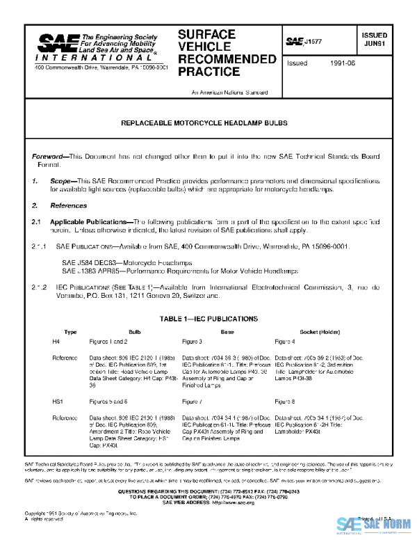SAE J1577_199106 PDF