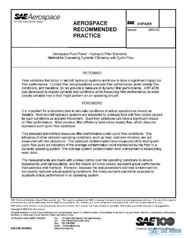 SAE ARP4205 PDF SAE ARP4205 PDF