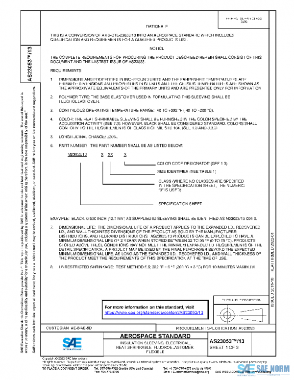 SAE AS23053/13 PDF SAE AS23053/13 PDF