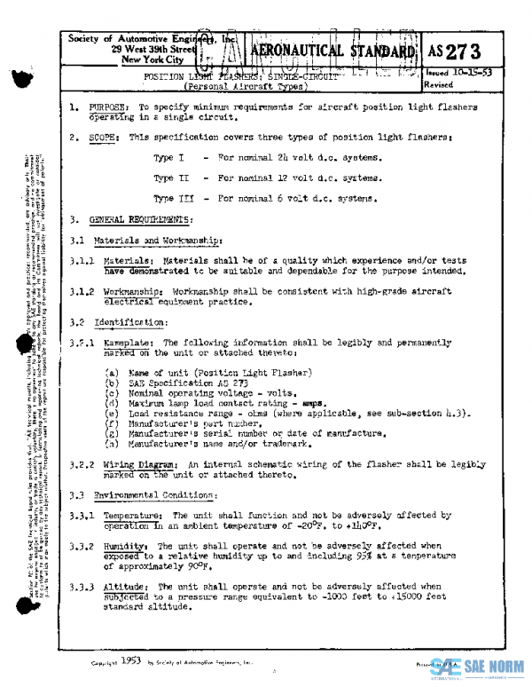 SAE AS273 PDF