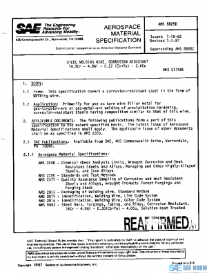 SAE AMS5825D PDF