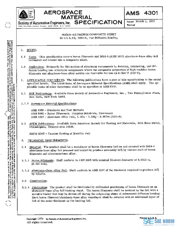 SAE AMS4301 PDF