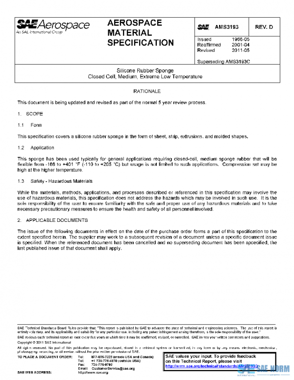 SAE AMS3193D PDF