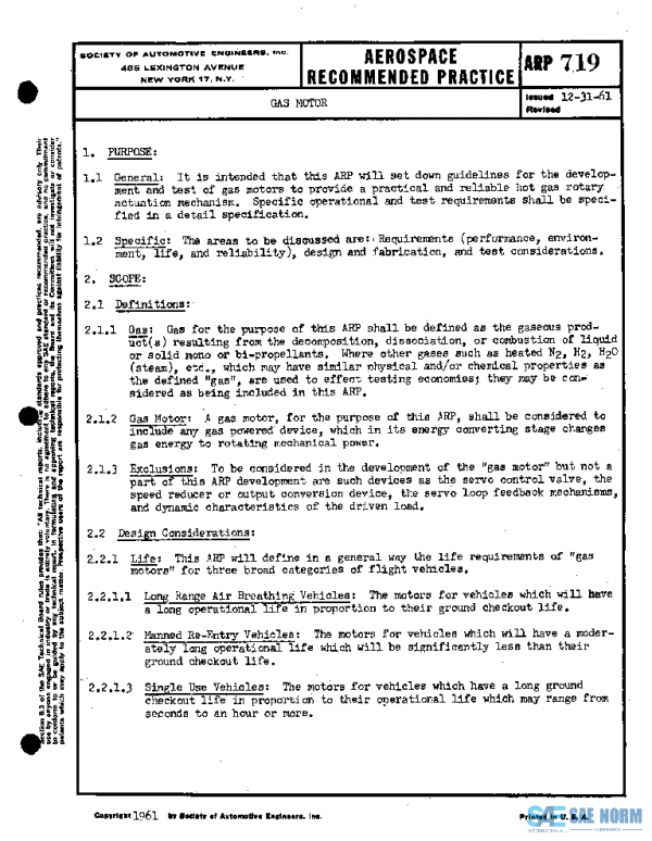 SAE ARP719 PDF
