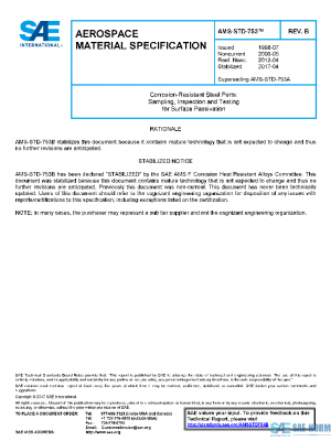 SAE AMSSTD753B PDF