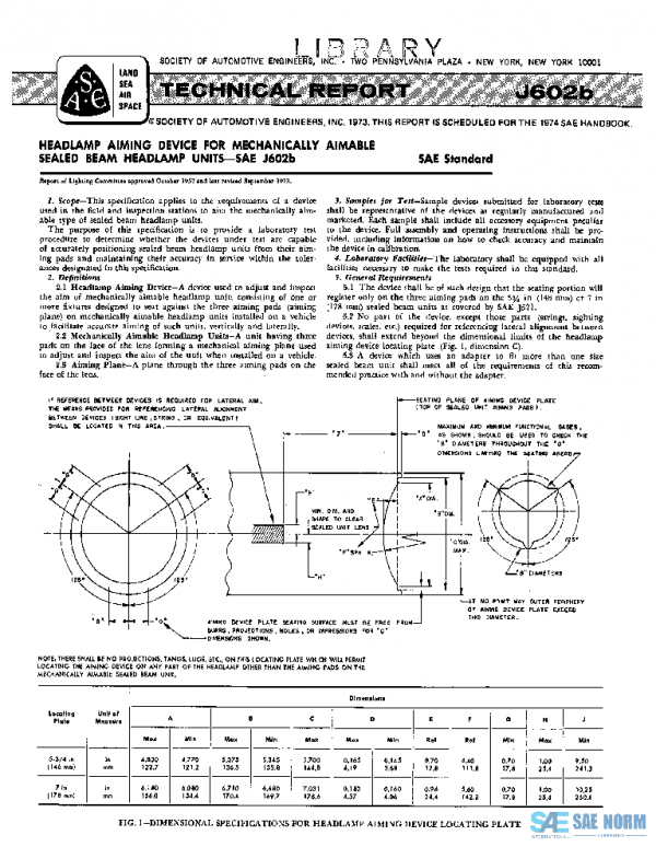 SAE J602B_197309 PDF SAE J602B_197309 PDF
