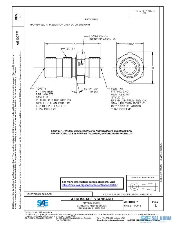 SAE AS1007L PDF