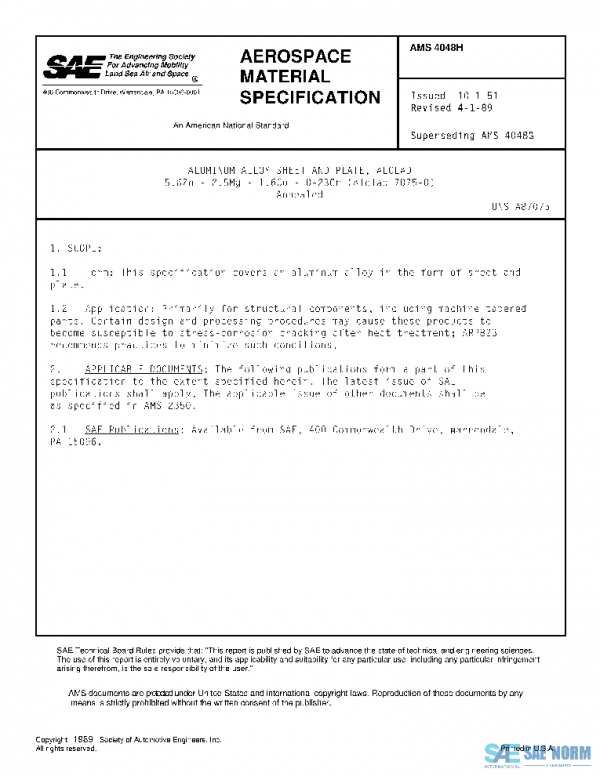 SAE AMS4048H PDF