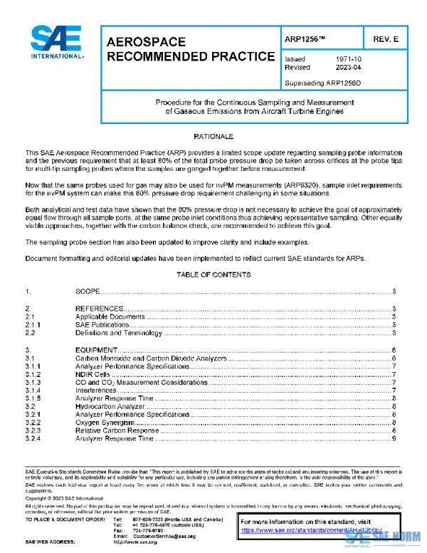 SAE ARP1256E PDF