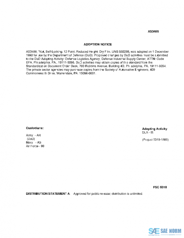 SAE AS3486A PDF