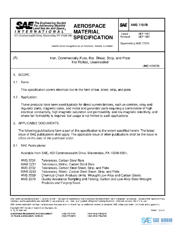 SAE AMS7707B PDF