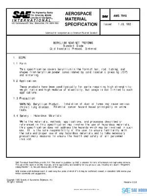 SAE AMS7910 PDF