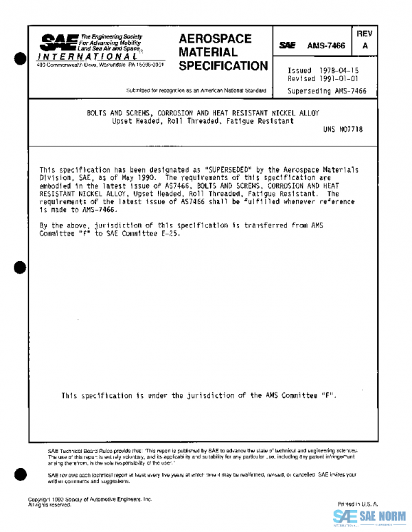 SAE AMS7466A PDF SAE AMS7466A PDF