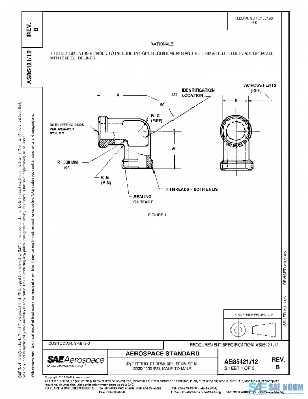 SAE AS85421/12B PDF SAE AS85421/12B PDF
