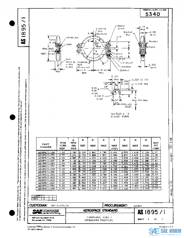 SAE AS1895/1A PDF SAE AS1895/1A PDF