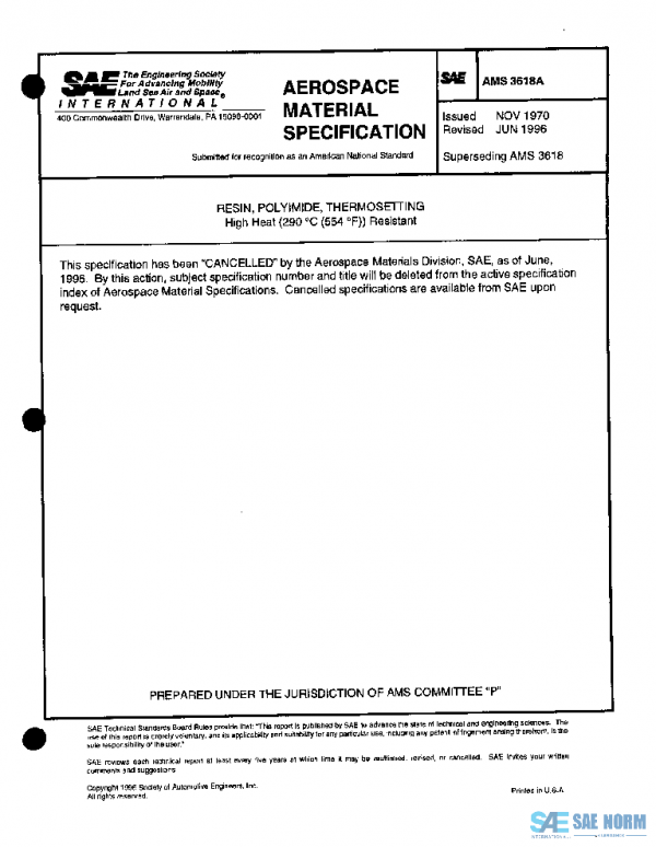 SAE AMS3618A PDF SAE AMS3618A PDF