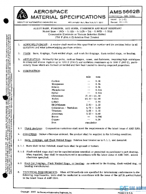 SAE AMS5662B PDF