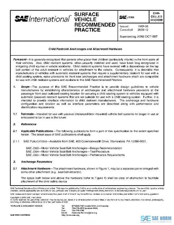 SAE J1368_200912 PDF SAE J1368_200912 PDF