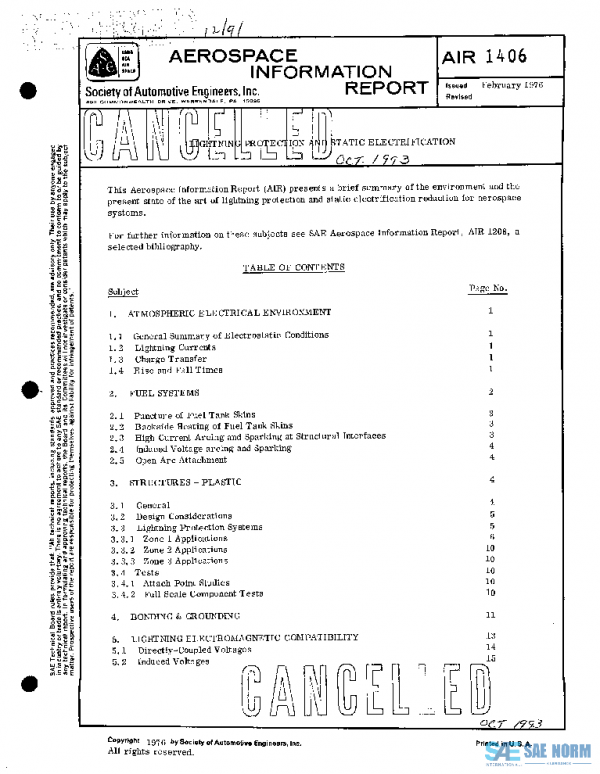 SAE AIR1406 PDF