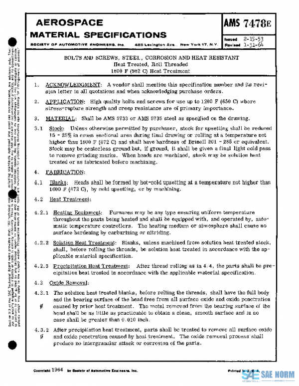 SAE AMS7478E PDF SAE AMS7478E PDF