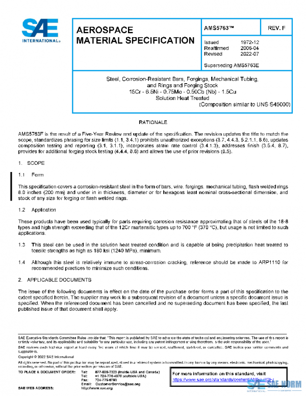 SAE AMS5763F PDF