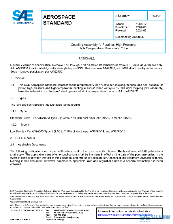 SAE AS1895F PDF SAE AS1895F PDF