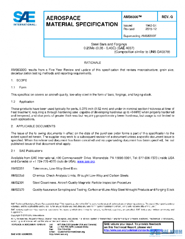SAE AMS6300G PDF