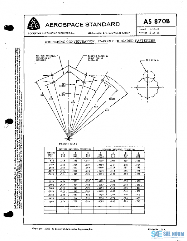 SAE AS870B PDF