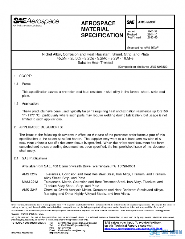 SAE AMS5593F PDF