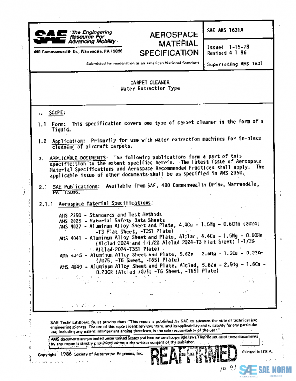 SAE AMS1631A PDF