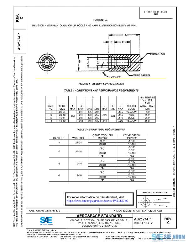 SAE AS25274C PDF