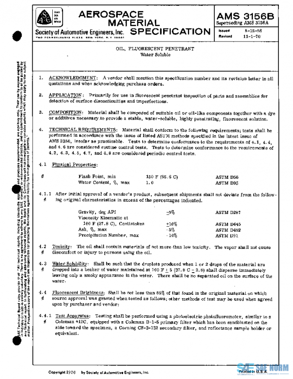 SAE AMS3156B PDF SAE AMS3156B PDF
