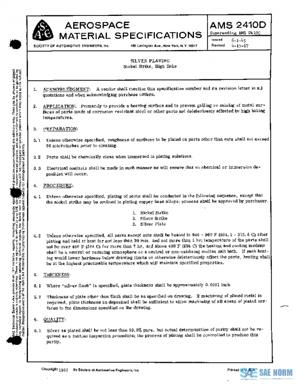 SAE AMS2410D PDF