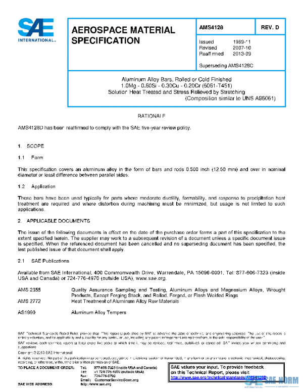 SAE AMS4128D PDF