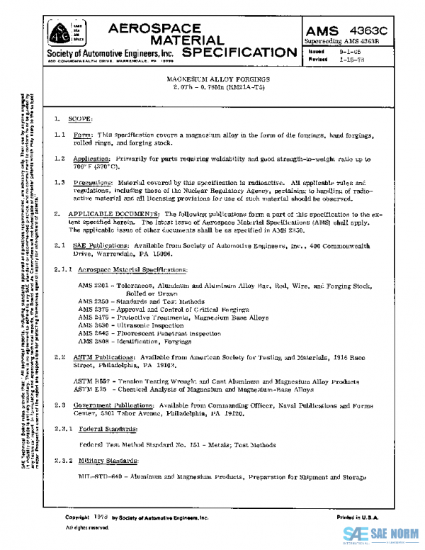 SAE AMS4363C PDF