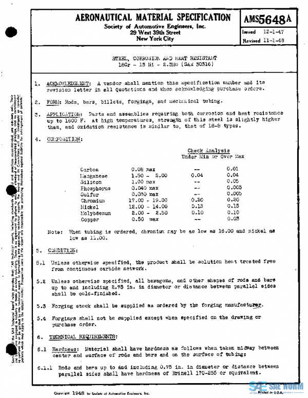 SAE AMS5648A PDF