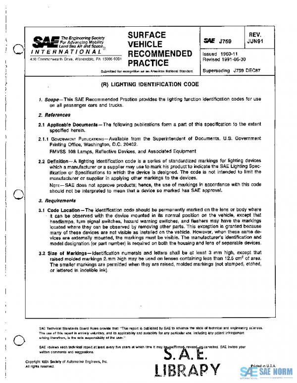 SAE J759_199106 PDF