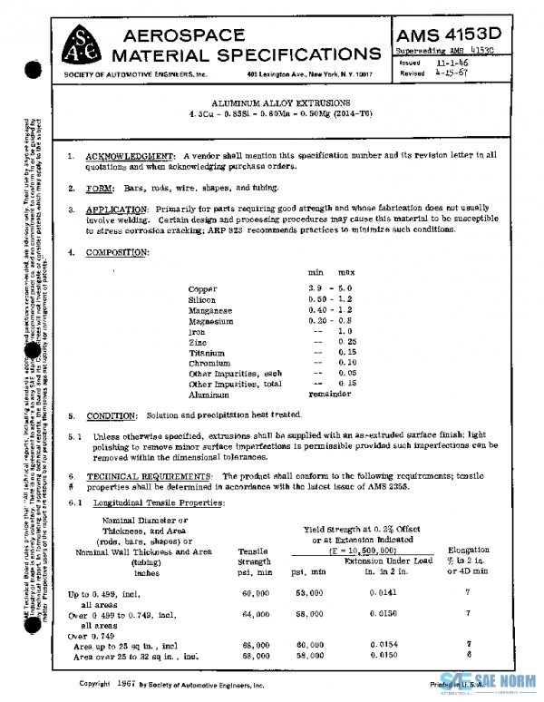 SAE AMS4153D PDF