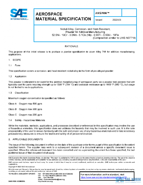 SAE AMS7006 PDF SAE AMS7006 PDF