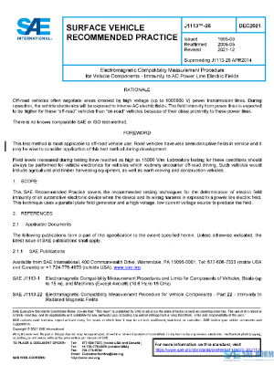 SAE J1113/26_202112 PDF