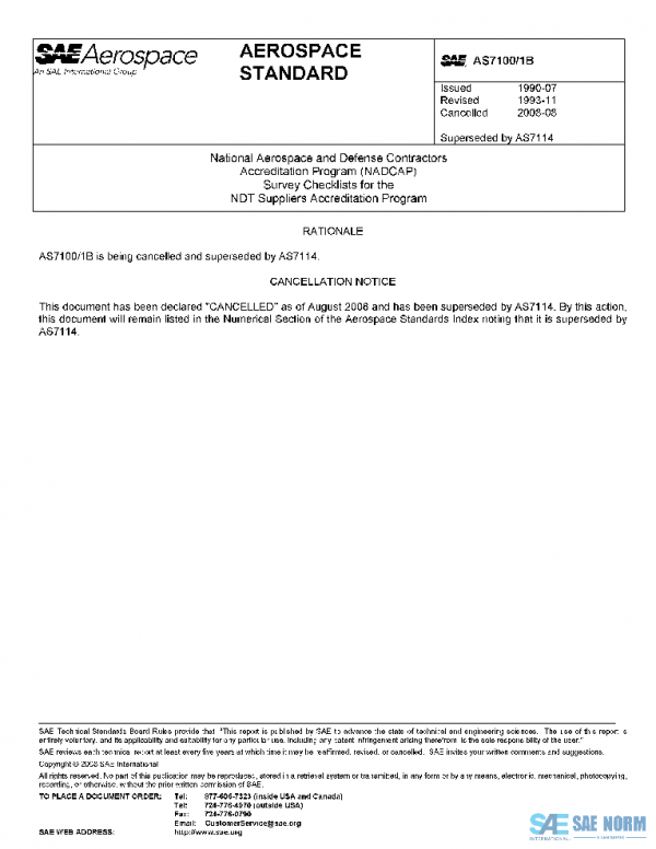 SAE AS7100/1B PDF