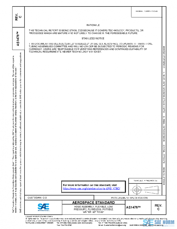 SAE AS1478C PDF SAE AS1478C PDF