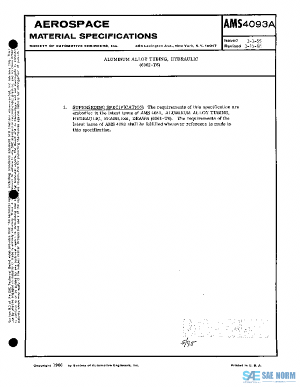 SAE AMS4093A PDF SAE AMS4093A PDF
