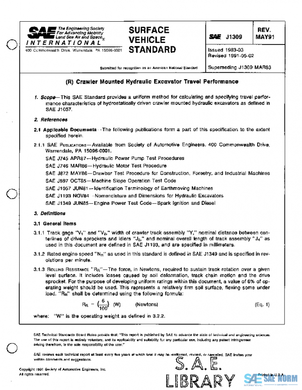 SAE J1309_199105 PDF SAE J1309_199105 PDF